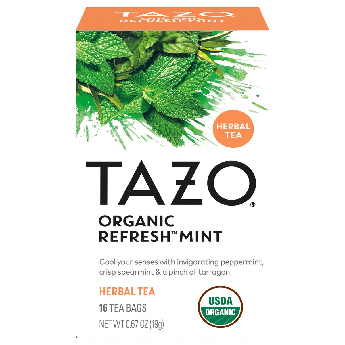 slide 1 of 2, TAZO TB Organic Refresh Mint - 16ct, 16 ct