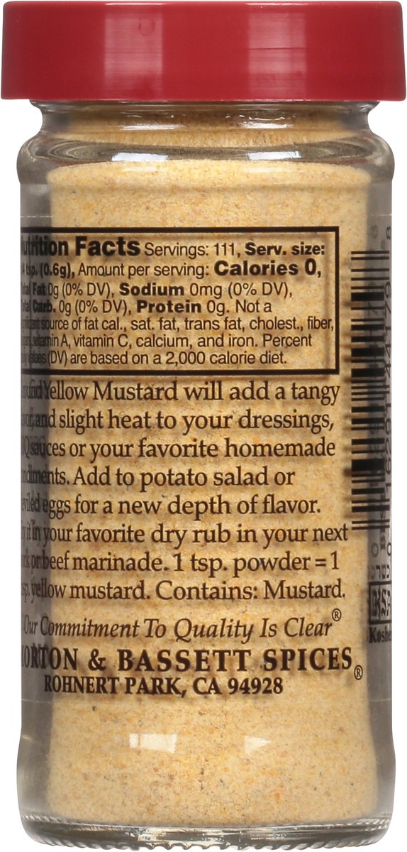 slide 9 of 12, Morton & Bassett Morton And Bassett Ground Yellow Mustard, 2.4 oz