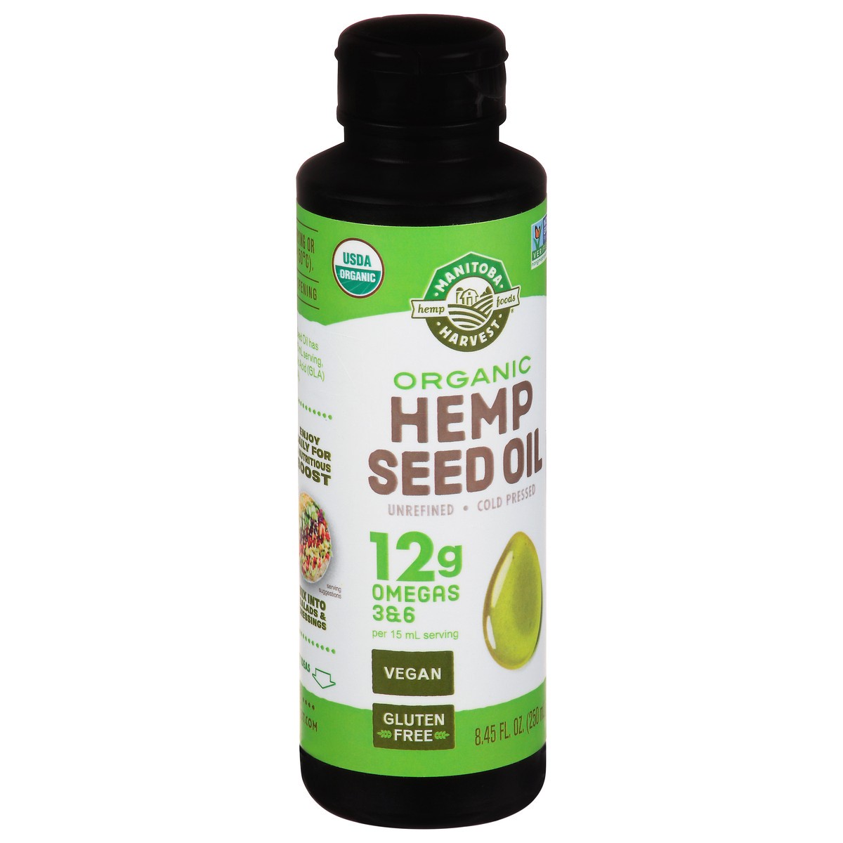 slide 8 of 9, Manitoba Harvest Hemp Seed Oil Og2, 8.4 fl oz