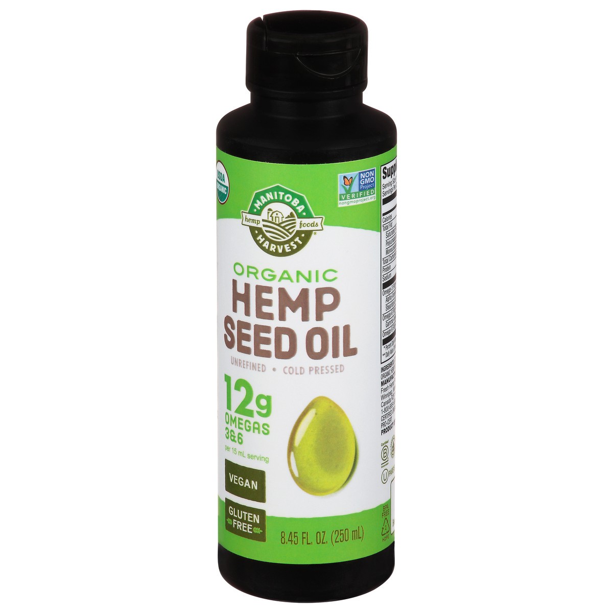 slide 9 of 9, Manitoba Harvest Hemp Seed Oil Og2, 8.4 fl oz