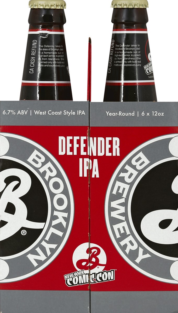 slide 3 of 4, Brooklyn Brewery Brooklyn Defender IPA, 6 ct; 12 fl oz