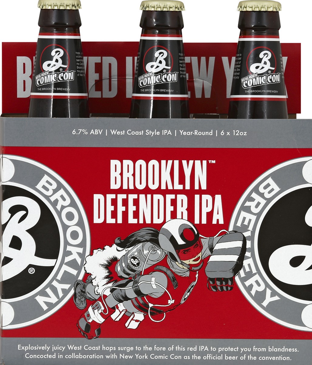 slide 4 of 4, Brooklyn Brewery Brooklyn Defender IPA, 6 ct; 12 fl oz