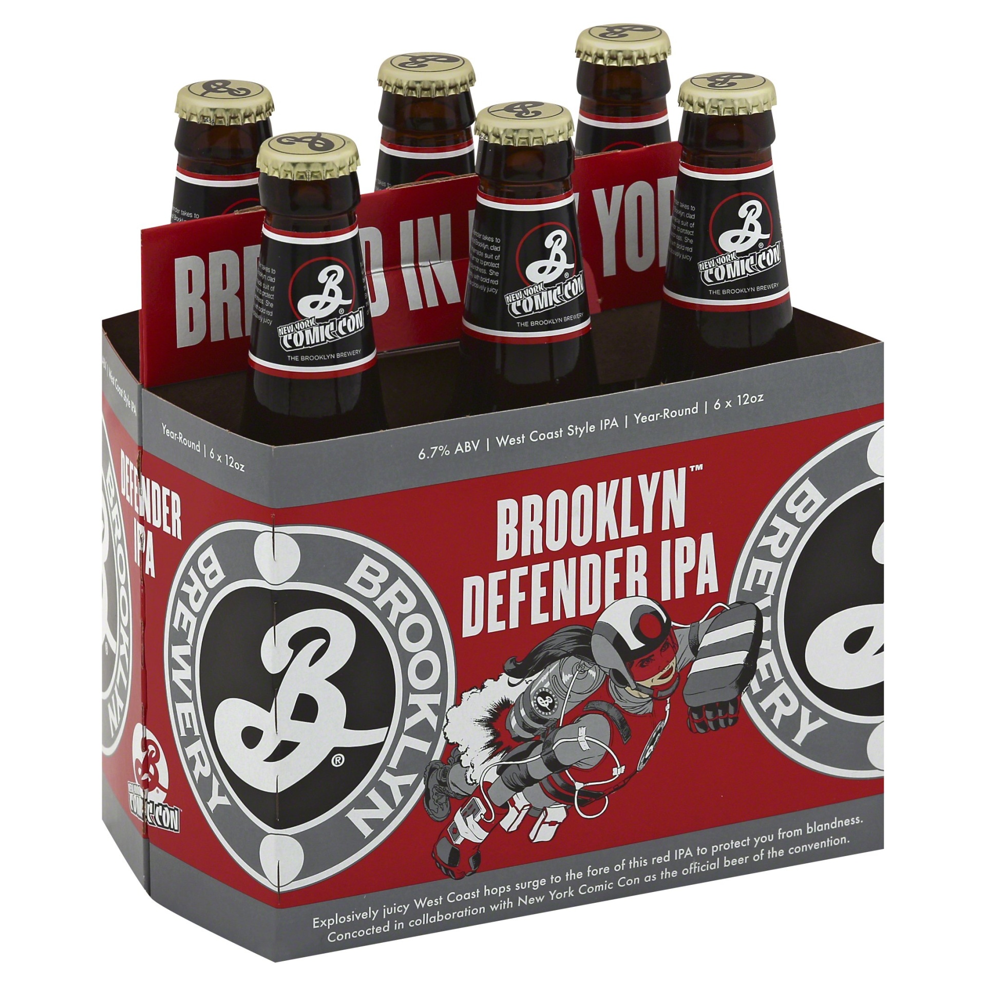 slide 1 of 1, Brooklyn Brewery Defender IPA 6PK Bottles, 6 ct; 12 oz