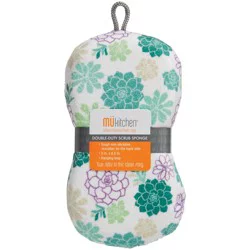 MÜkitchen Scrub Sponge - Succulents