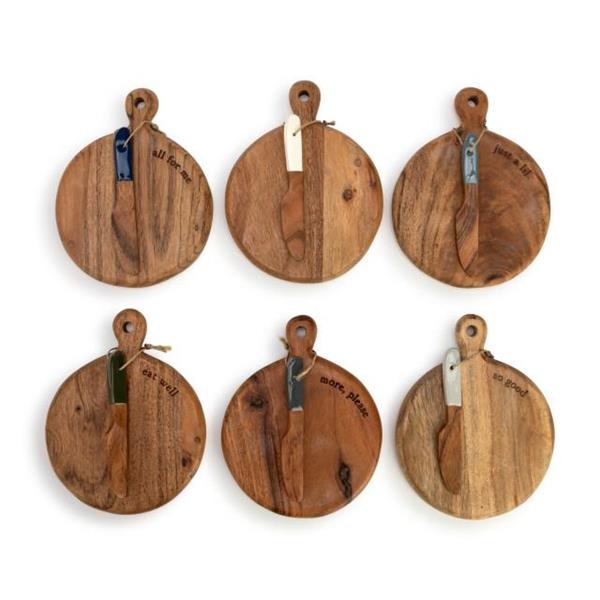 slide 1 of 1, DEMDACO Mini Wood Serving Board, 1 ct