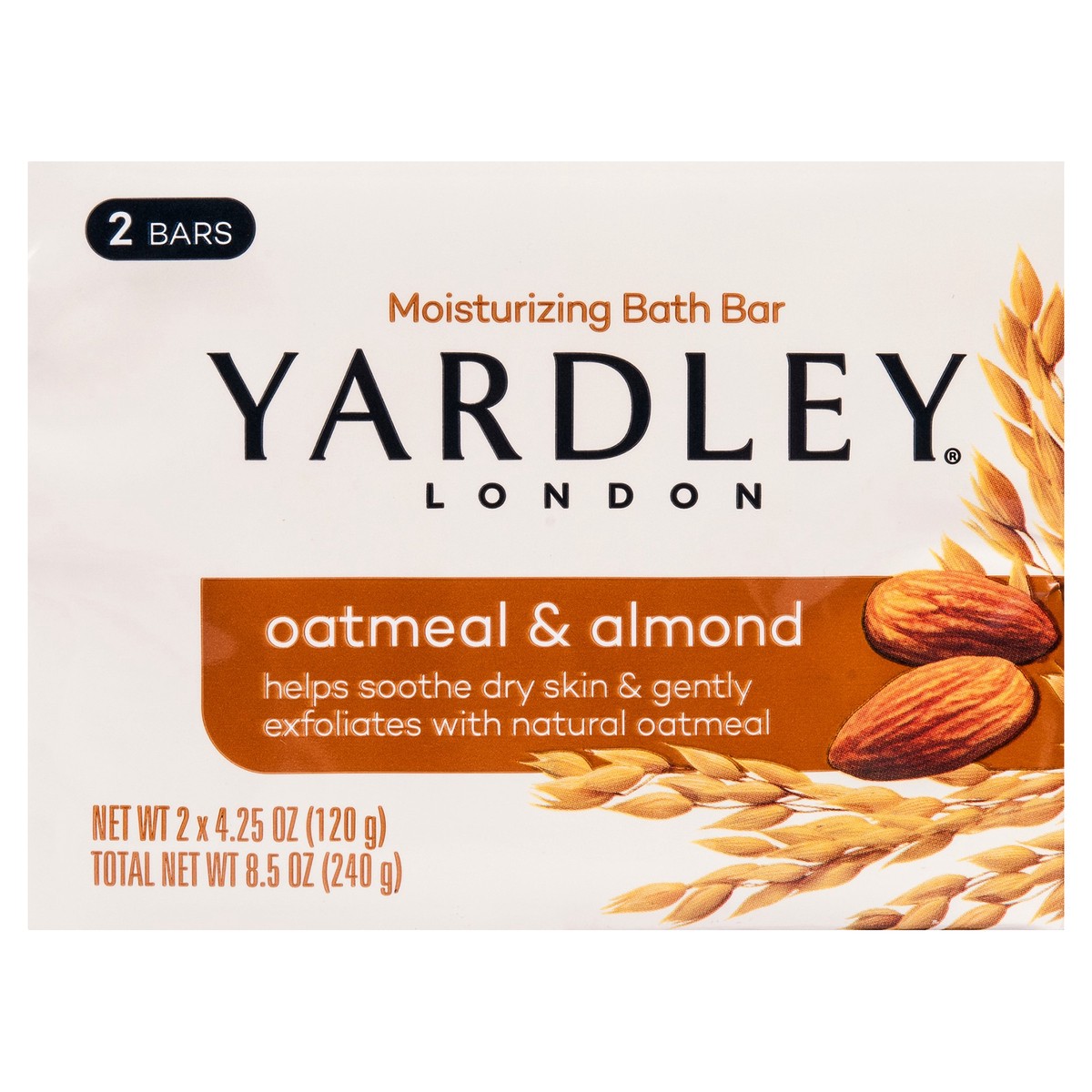 slide 1 of 3, Yardley London Oatmeal and Almond Moisturizing Bar, 2 ct; 4.25 oz