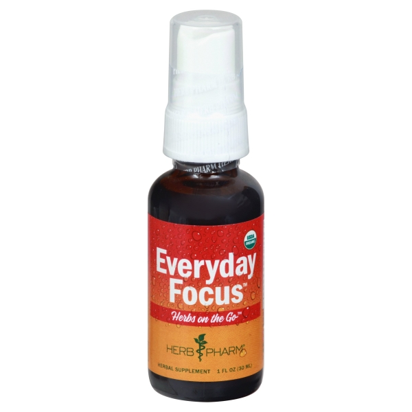 slide 1 of 1, Herb Pharm Every Day Focus Spray, 1 oz