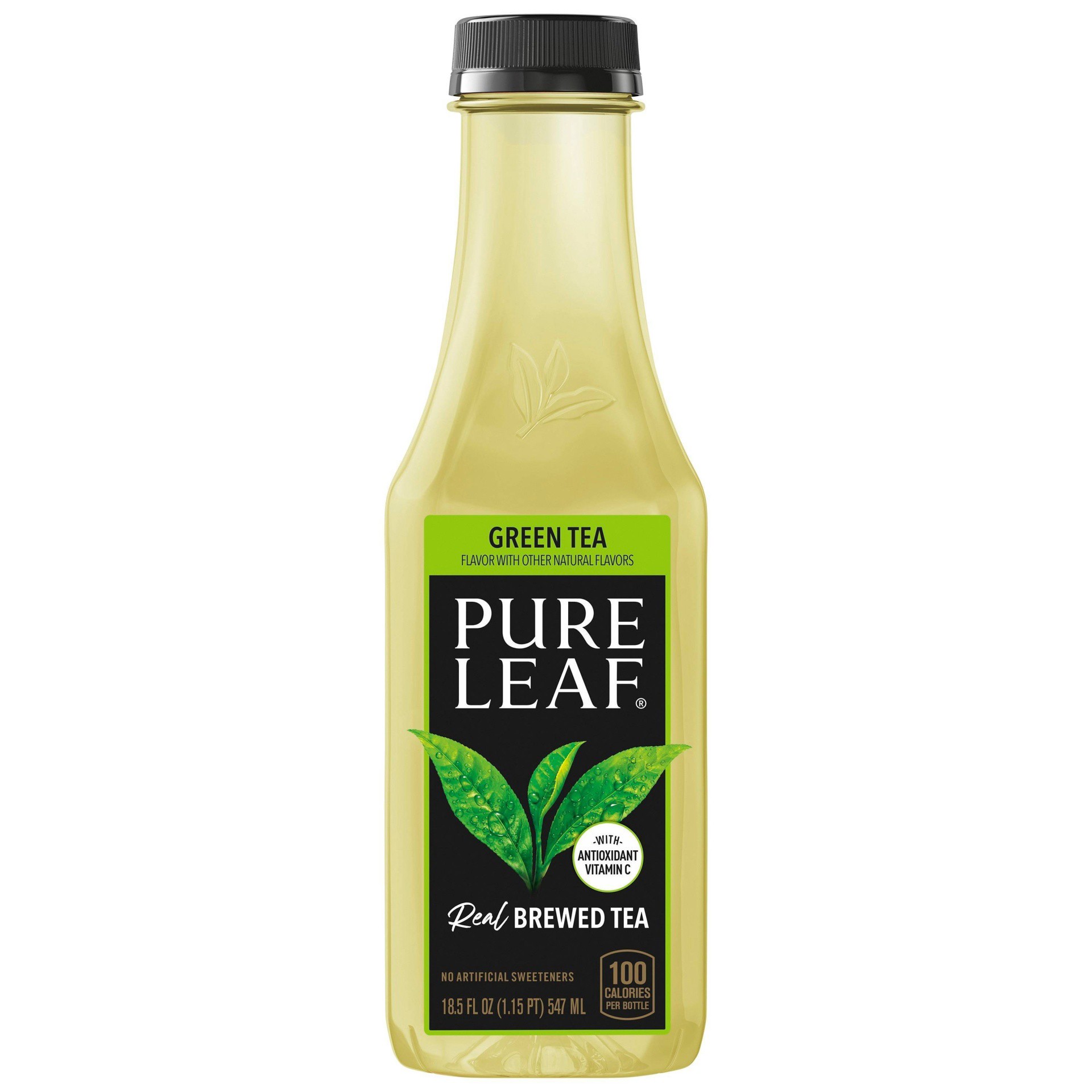 slide 1 of 5, Pure Leaf Real Brewed Tea Green Tea - 18.5 oz, 18.5 oz