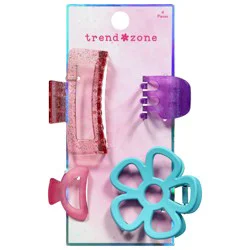 Trend Zone Assorted Shape Claw Hair Clips