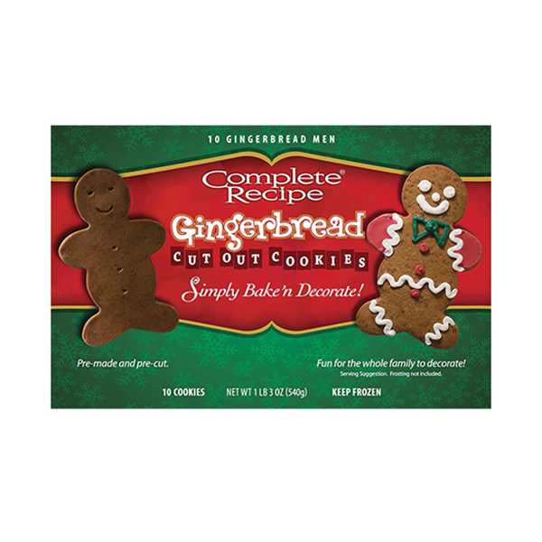 Stone Gate Foods Complete Recipe Gingerbread Cut Out Cookies 10 ct; 19 ...