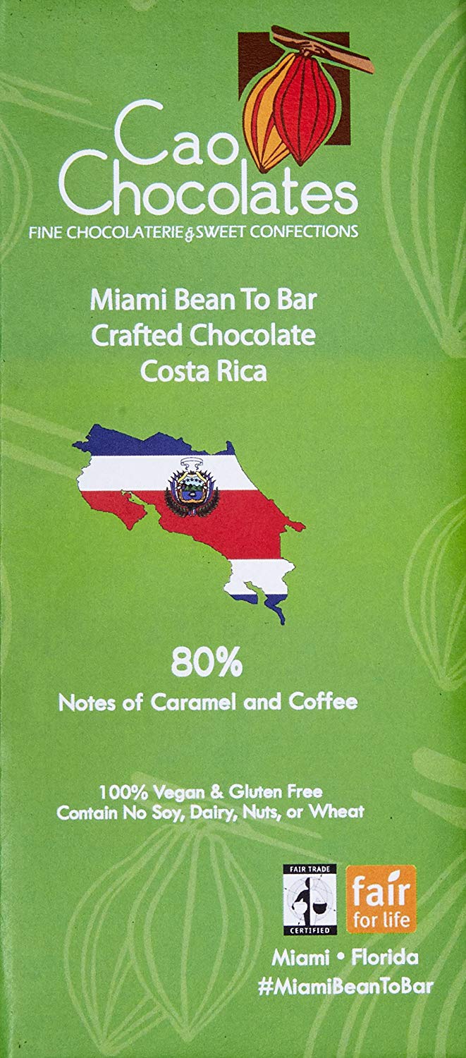 Cao Chocolates Costa Rican Dark Chocolate 80% 2 oz | Shipt