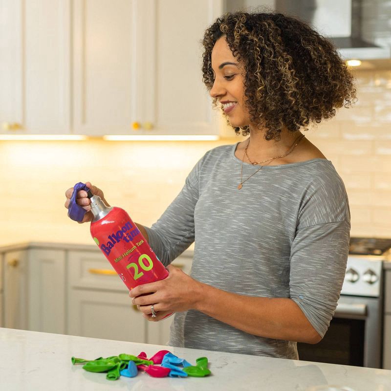 slide 9 of 10, Balloon Time Mini Helium Tank, 1 ct