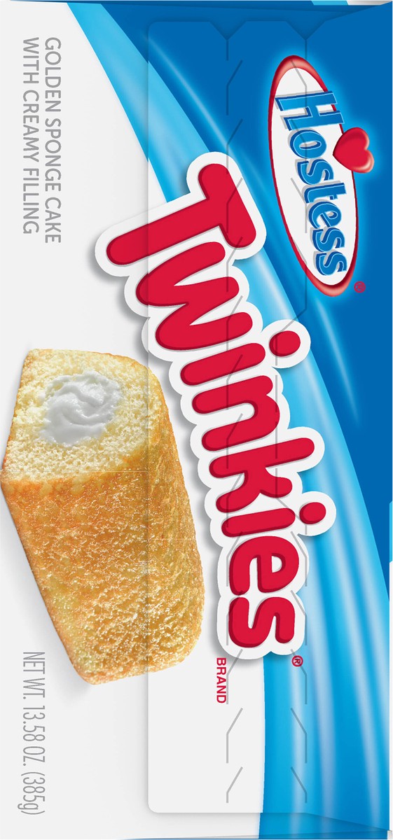 slide 2 of 9, HOSTESS TWINKIES, Creamy Golden Sponge Cake, Individually Wrapped, 10 Count 13.58 oz, 10 ct