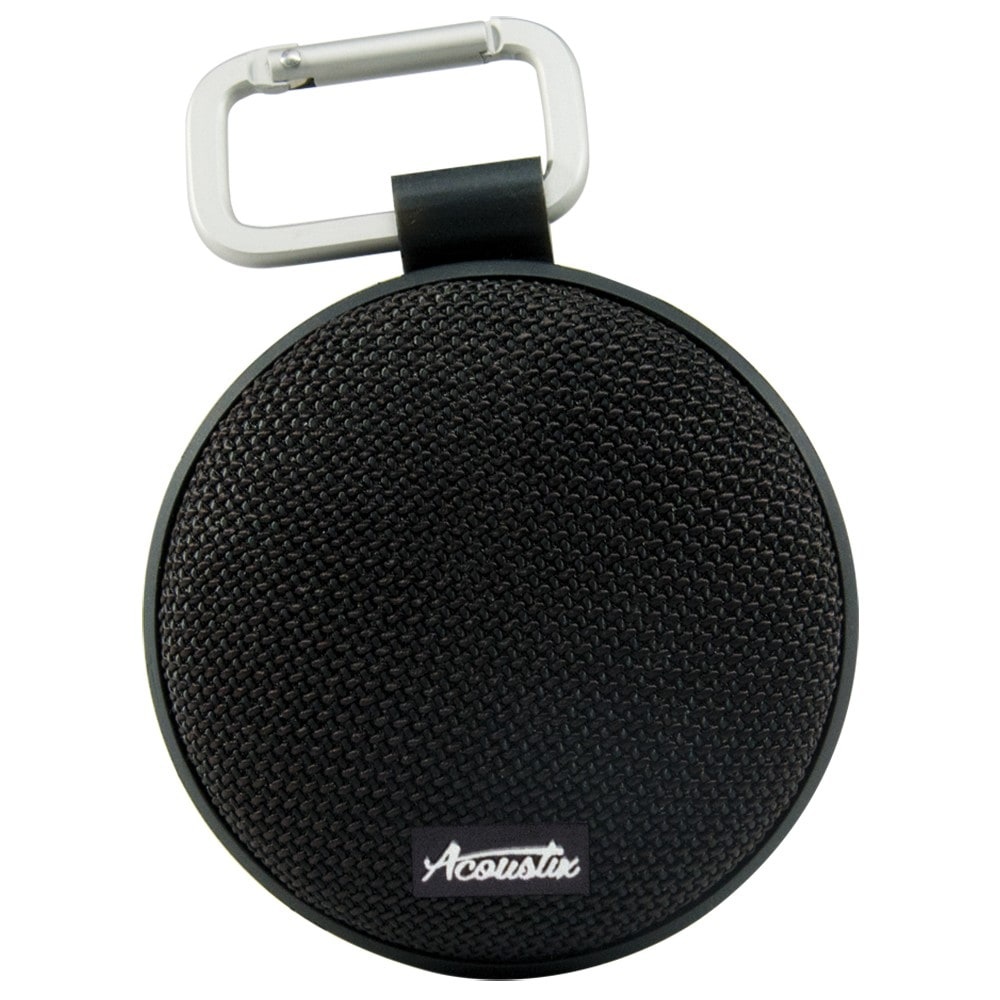 slide 1 of 1, Acoustix Wireless Waterproof Speaker - Black, 1 ct