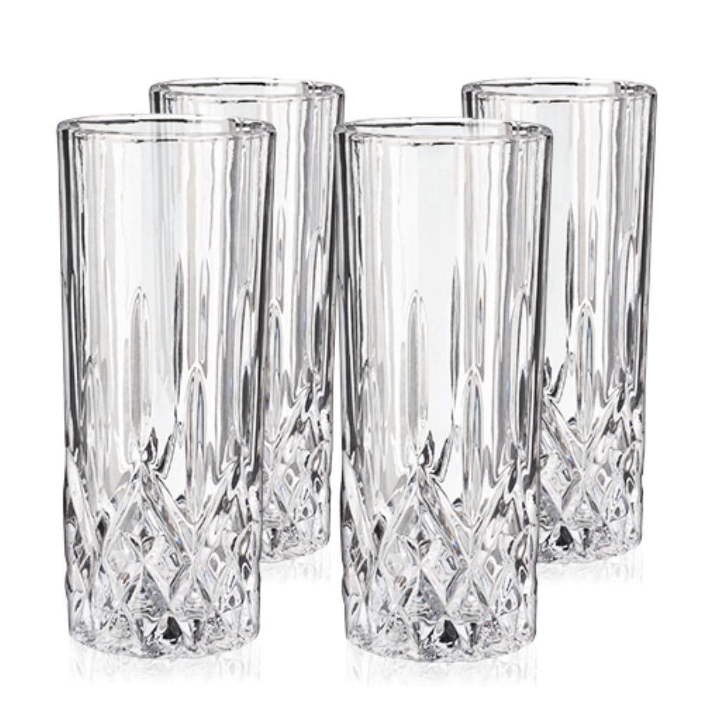 slide 1 of 1, Viski Admiral Highball Glasses, 4 ct