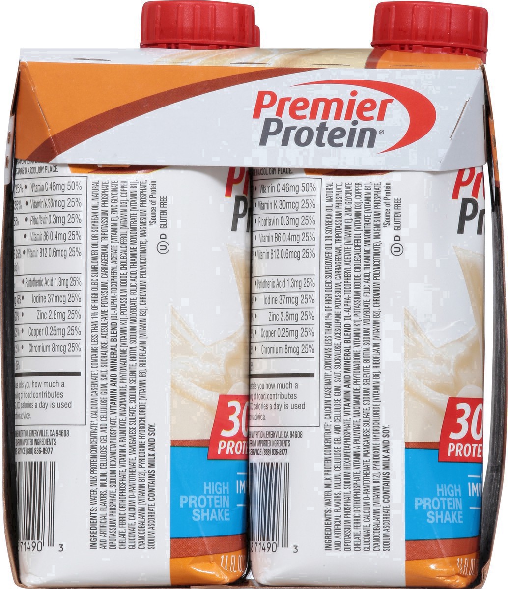 slide 23 of 61, Premier Protein Caramel Shakes, 4 ct; 11 fl oz