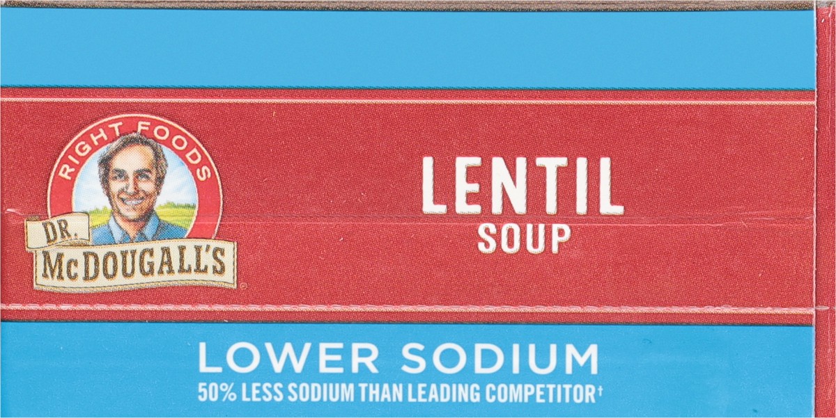 slide 10 of 12, Dr. McDougall's Lower Sodium Lentil Soup 18.0 oz, 18 oz