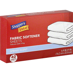 slide 1 of 1, Shoppers Value Fabric Sheet, 40 ct