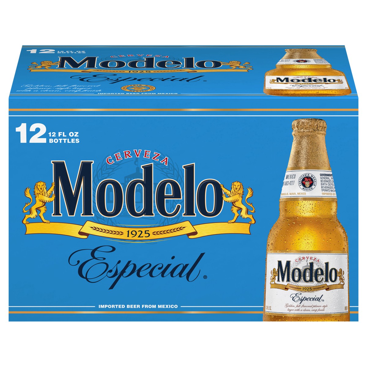 slide 1 of 71, Modelo Mexican Lager Import Beer, 12 pk 12 fl. oz. Bottles, 4.4% ABV, 12 ct; 12 fl oz