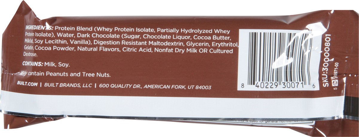 slide 5 of 9, Nascar Built Official Double Chocolate Protein Bar 1.69 oz, 1.73 oz