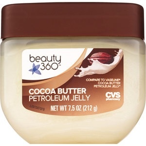 slide 1 of 1, Beauty 360 Cocoa Butter Petroleum Jelly, 7.5 oz