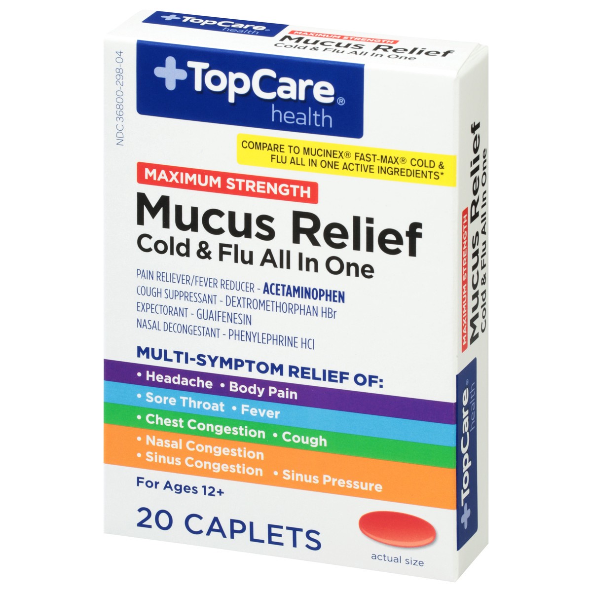 slide 7 of 9, TopCare Top Care Mucus Relief, 20 ct