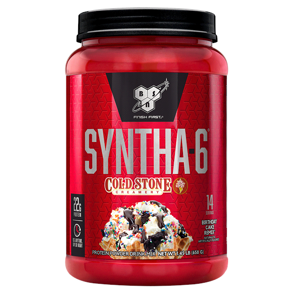 slide 1 of 1, BSN Syntha-6 Coldstone Birthday Cake Remix Protein Powder, 1.45 lb