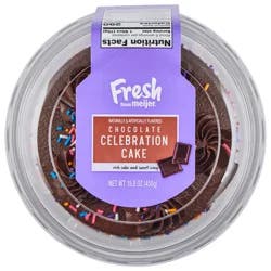 Fresh From Meijer Chocolate Celebration Cake 5in