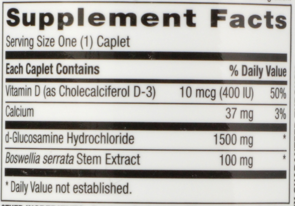 slide 3 of 3, Rite Aid Glucosamine HCI & Vitamin D-3 Caplets, 30 ct