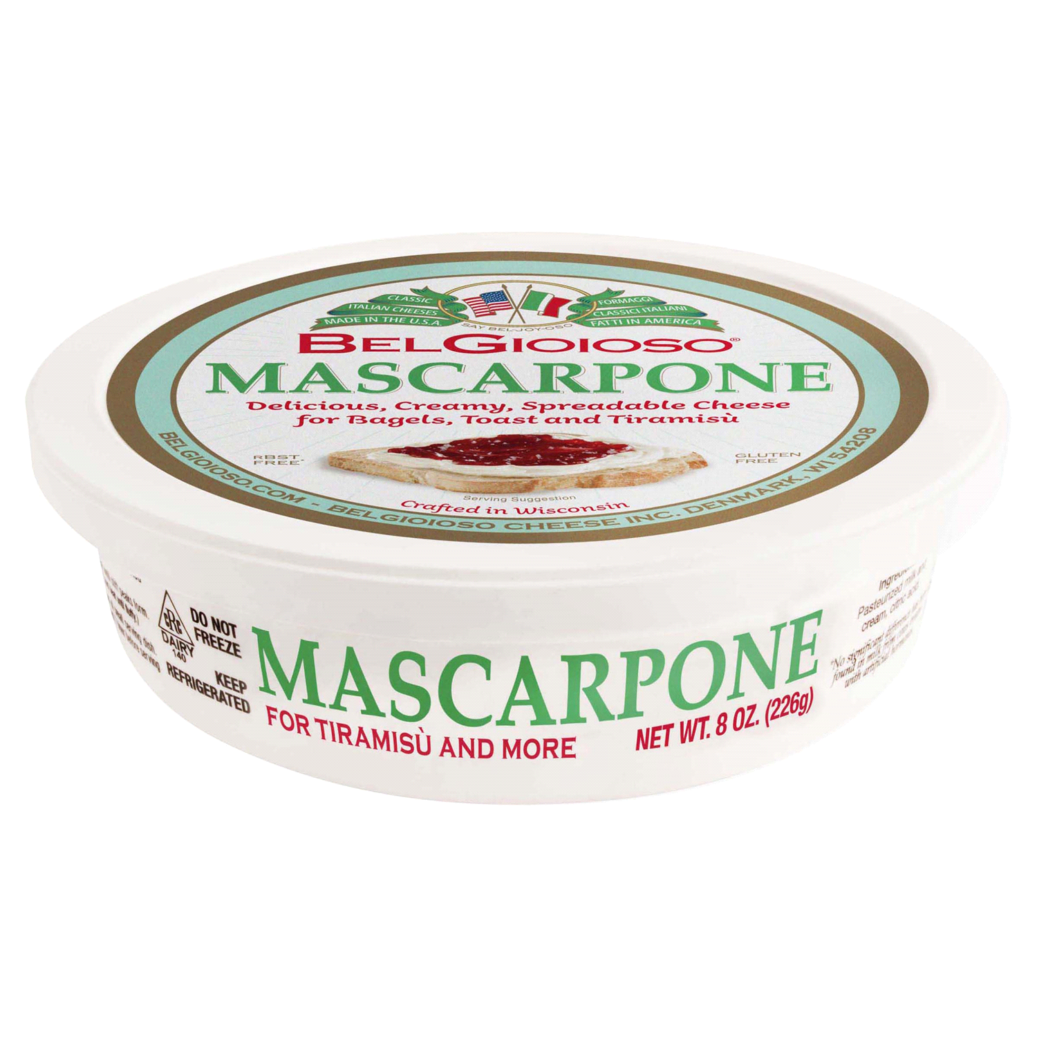 slide 1 of 5, BelGioioso Mascarpone 8 oz, 8 oz