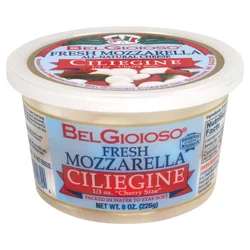 Belgioioso Bel Gioioso Fresh Mozzarella, Ciliegine, 8 Oz
