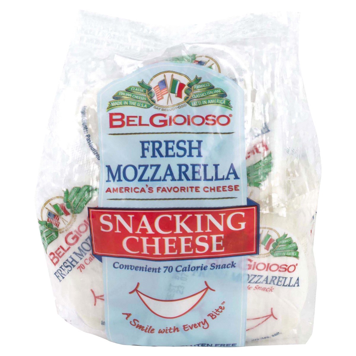 slide 1 of 21, BelGioioso Fresh Mozzarella Snacking Cheese, 6 oz