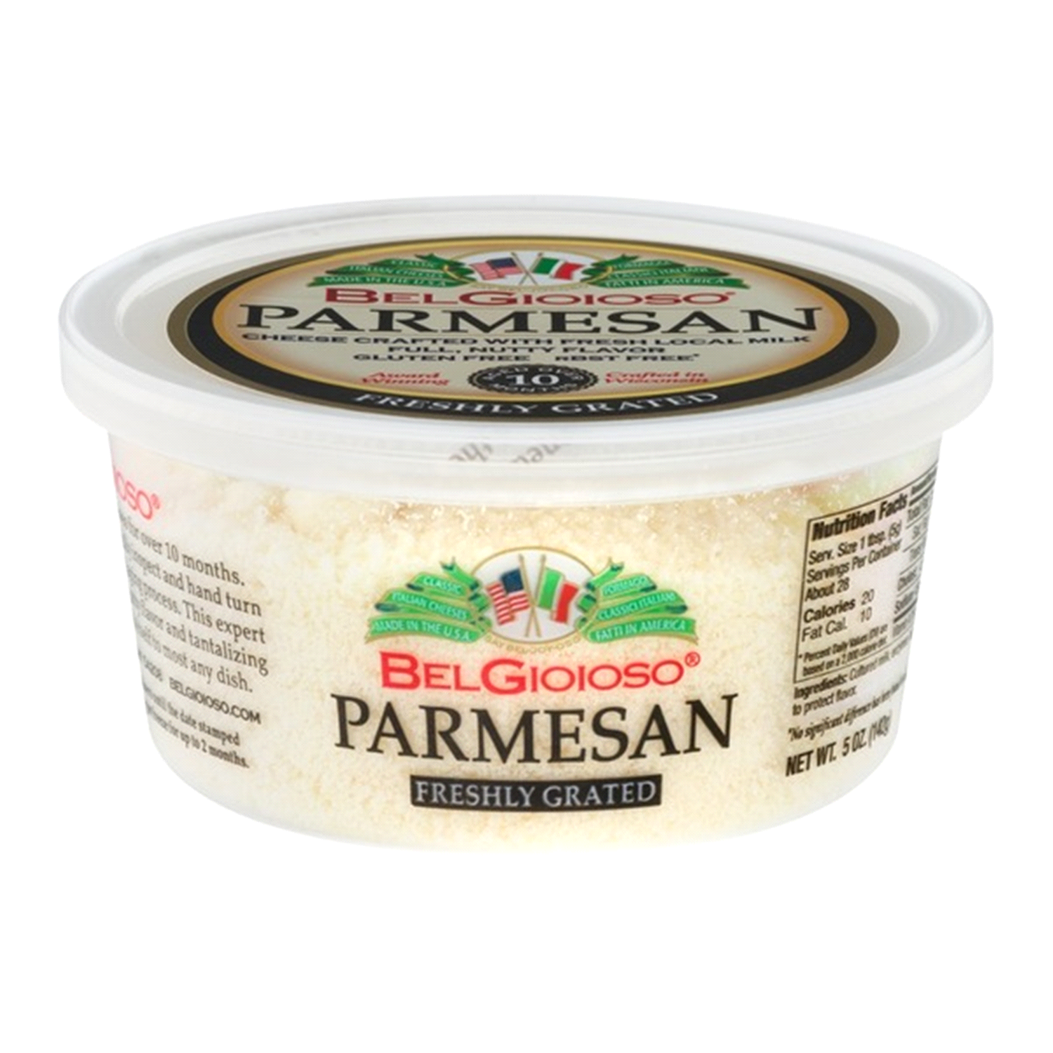 slide 1 of 1, BelGioioso Freshly Grated Parmesan 5 oz, 5 oz
