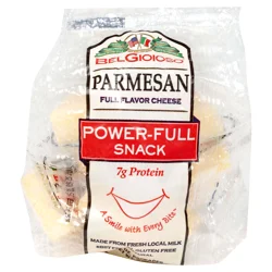 BelGioioso Power-Full Snack Parmesan Cheese 8 - 0.75 oz Packs