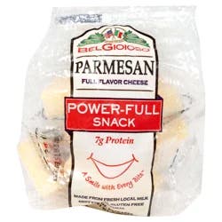 BelGioioso Power-Full Snack Parmesan Cheese 8 - 0.75 oz Packs