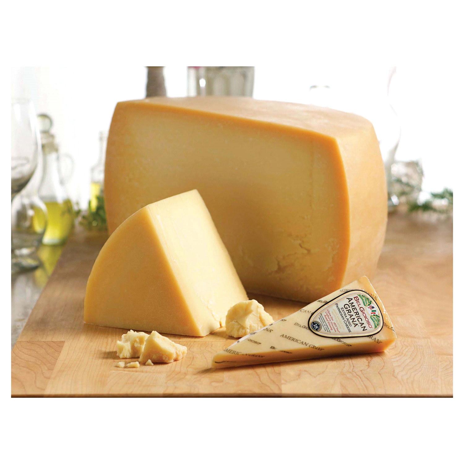 slide 3 of 4, BelGioioso American Grana Extra Aged Parmesan Cheese 8 oz, 8 oz