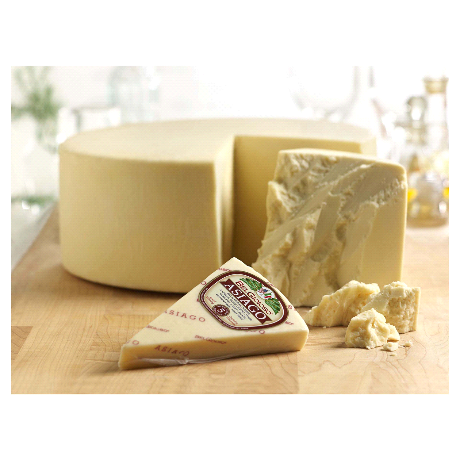 slide 2 of 4, BelGioioso Asiago Cheese 8 oz, 8 oz