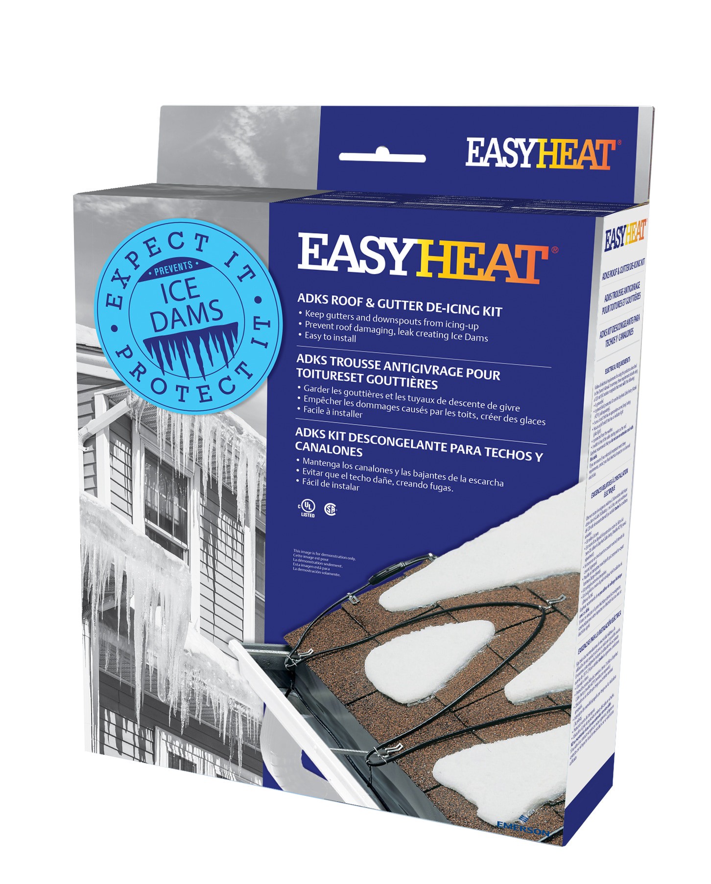slide 1 of 5, EasyHeat ADKS De-icing kit, 1 ct