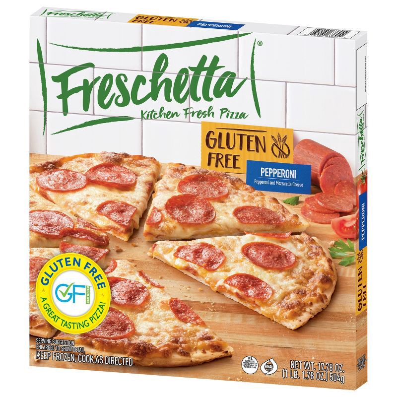 slide 2 of 7, Freschetta Pepperoni Gluten Free Thin Crust Frozen Pizza - 17.78oz, 17.78 oz