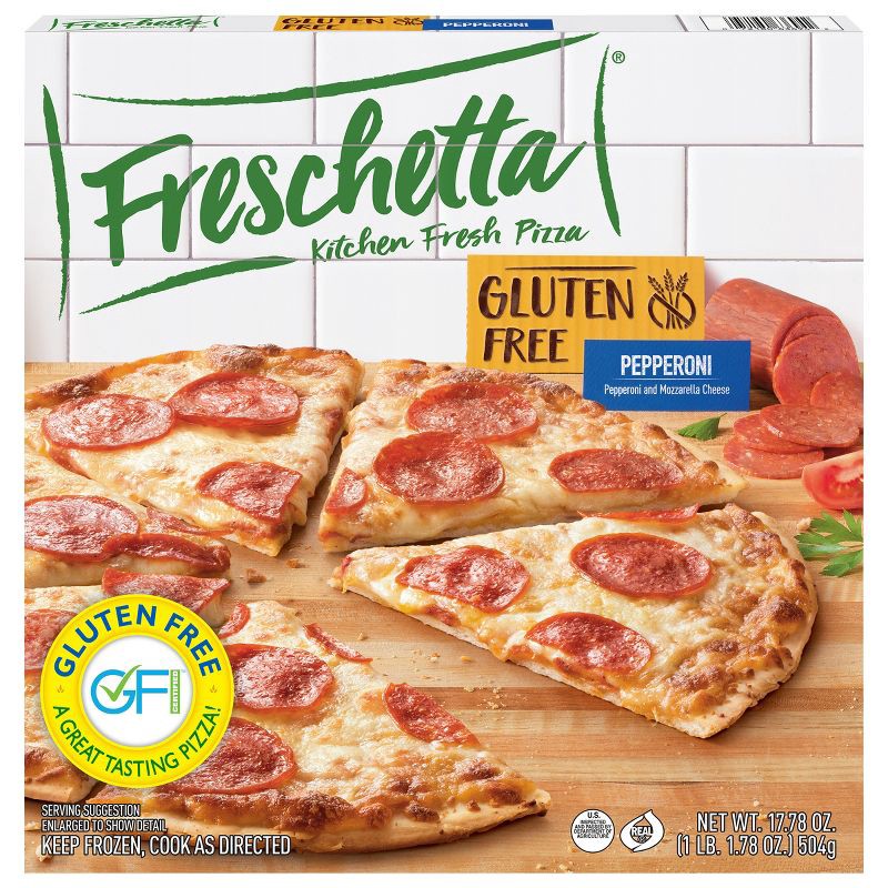 slide 1 of 7, Freschetta Pepperoni Gluten Free Thin Crust Frozen Pizza - 17.78oz, 17.78 oz