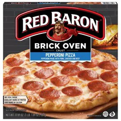 Red Baron Pepperoni Brick Oven Frozen Pizza - 17.89oz