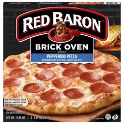 Red Baron Pepperoni Brick Oven Frozen Pizza - 17.89oz