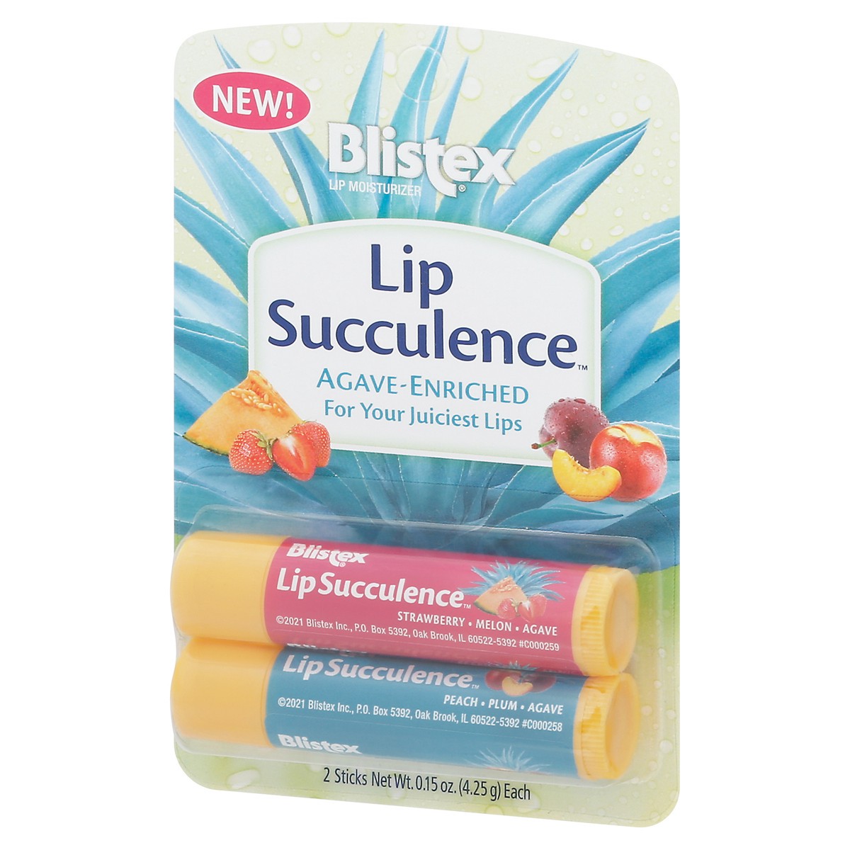 slide 3 of 9, Blistex Lip Succulence Lip Moisturizer 2 Sticks 2 ea, 2 ct