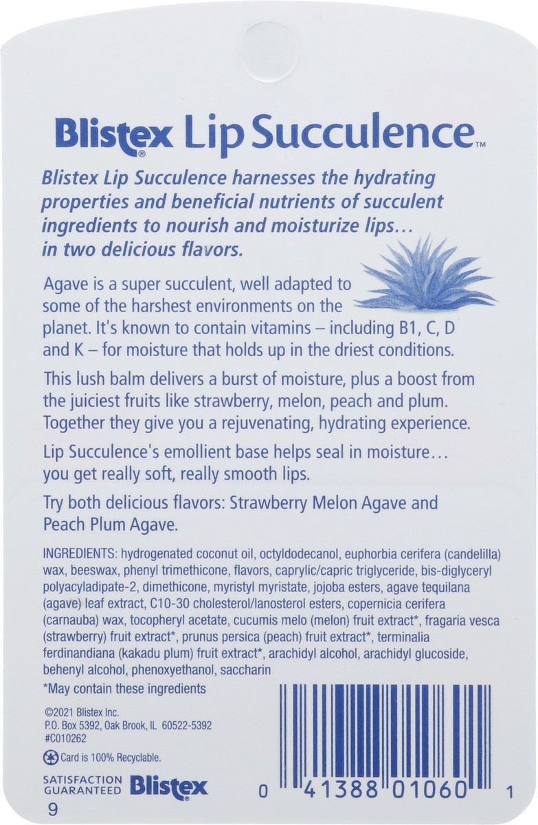 slide 5 of 9, Blistex Lip Succulence Lip Moisturizer 2 Sticks 2 ea, 2 ct