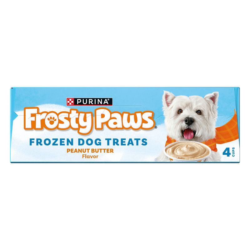 slide 5 of 11, Purina Frosty Paws Peanut Butter Flavor Frozen Dog Treats - 13 fl oz/4pk, 13 fl oz, 4 ct