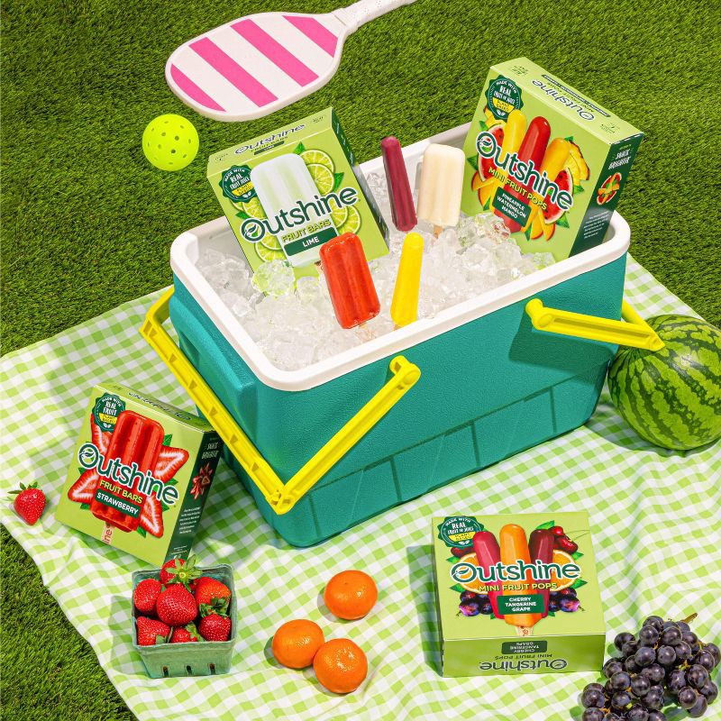 slide 6 of 12, Outshine Cherry/Tangerine/Grape Frozen Fruit Bars - 18 fl oz/12ct, 12 ct; 18 fl oz