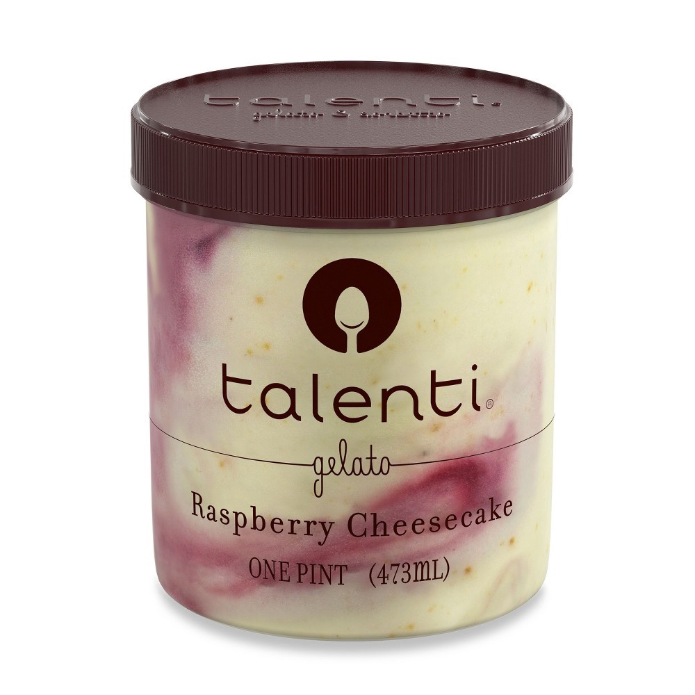 slide 9 of 9, Talenti Raspberry Cheesecake Gelato Ice Cream, 1 pint