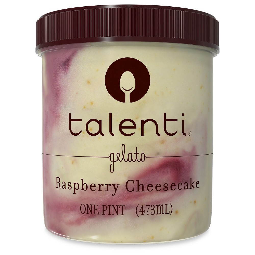 slide 2 of 9, Talenti Raspberry Cheesecake Gelato Ice Cream, 1 pint