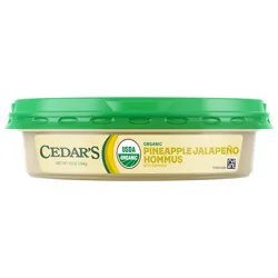 Cedar's Organic Pineapple Jalapeno Hummus