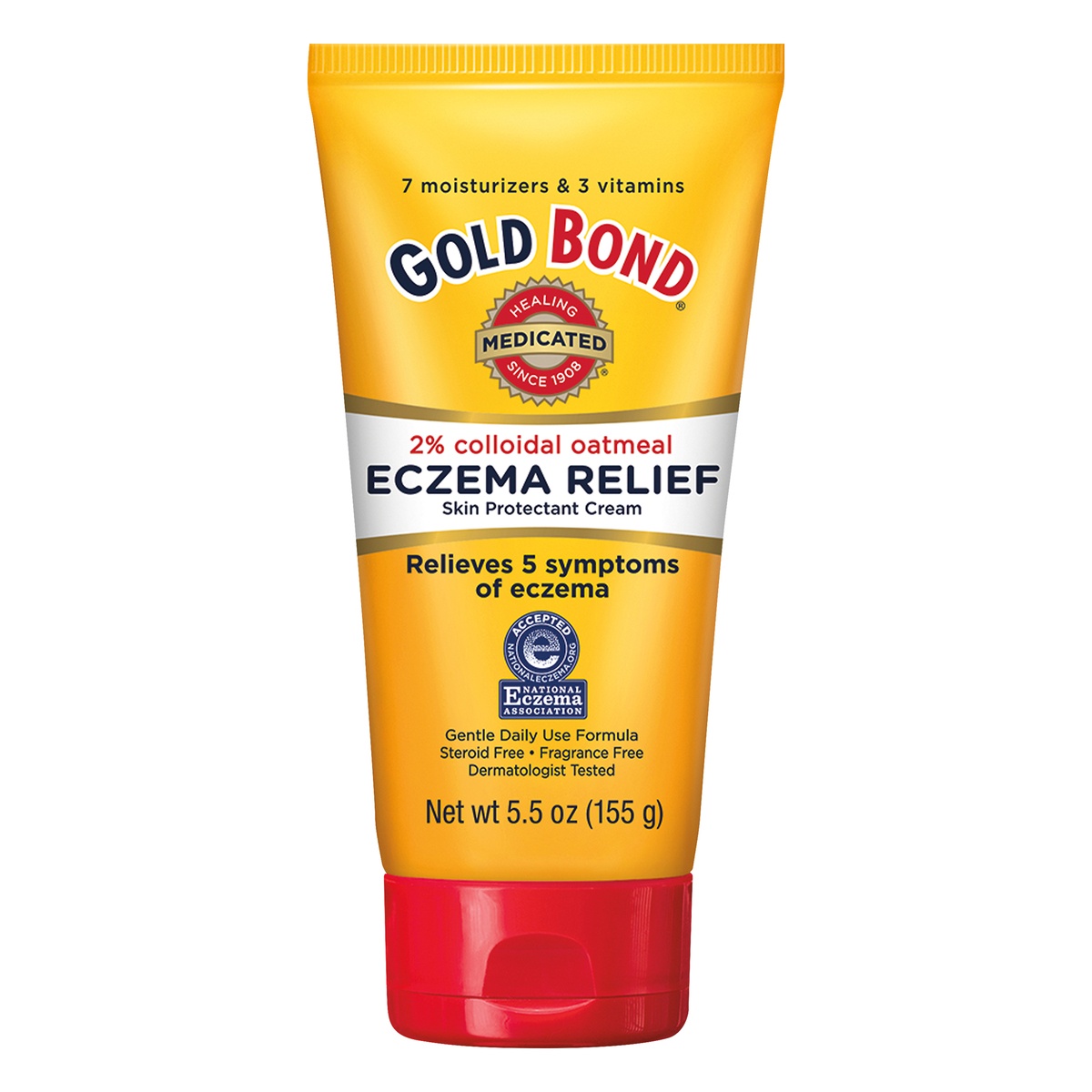 slide 1 of 1, Gold Bond Eczema Relief Skin Protectant Cream, 